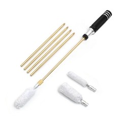 Shotgun Cleaning Kit for 12, 20, 410 Gauge Bronze Brushes, Brass Adaptor, Cot…