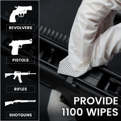 Gun Cleaning Supplies, 2″ Lint Free Patches, Highly Absorbent Square Cloth, Fit