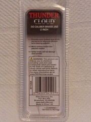 NEW .50 CALIBER Brass Jag 2 inch (to clean muzzle loader)ThunderCloud by Allen