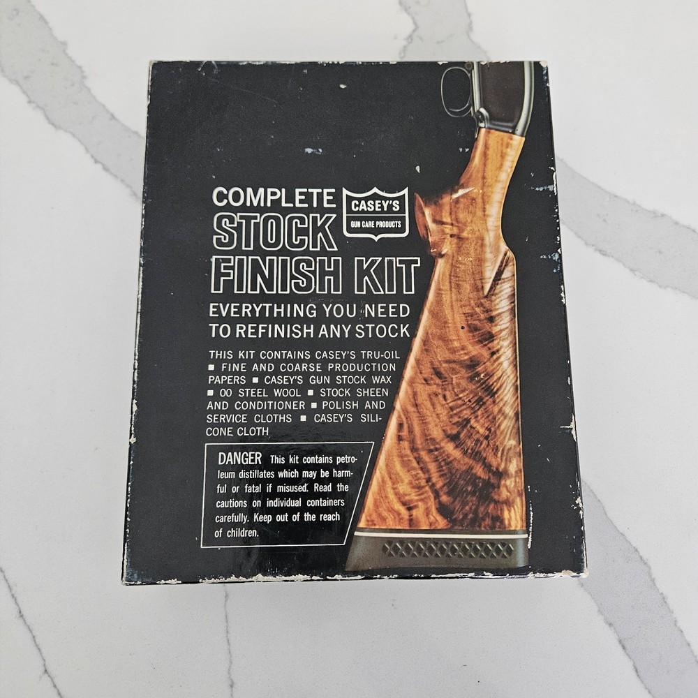 Vintage Birchwood Casey Stock Finish Kit Custom Tru-Oil Collectible Gun NOS