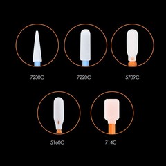 100 Pack Foam Tip Cleaning Swab Kit – 5 Types for Printers, Cameras, Arts & Craf
