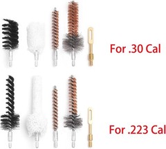 .30 Cal/7.62MM Cleaning Kit Pro .223/5.56 Rifle Gun Cleaning Kit with Bore Chamb