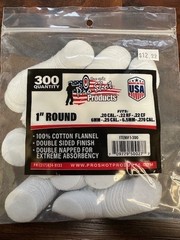 Pro-Shot Products 1″ Round Cleaning Patches – 300 ct