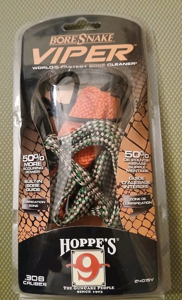 Hoppe’s 24014V Viper Boresnake Bore Cleaner Rifle 7mm .308Caliber