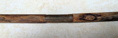 Antique Three Piece Wooden & Brass Gun Cleaning Rod From England Rough Works