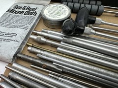 Lot 50+ Pcs Vintage Antique Gun Cleaning Rods Brass Aluminum Rifle Outers Hoppes