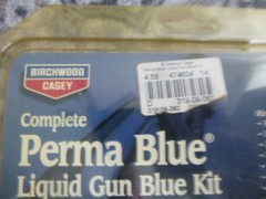 NIB Birchwood Casey Perma Blue Liquid Gun Blue Finishing All Inclusive Easy Kit