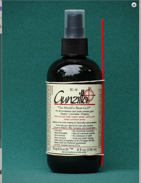 Gunzilla BC-10 8 oz. Pump Spray – USDA BioPreferred – “The World’s Best CLP”