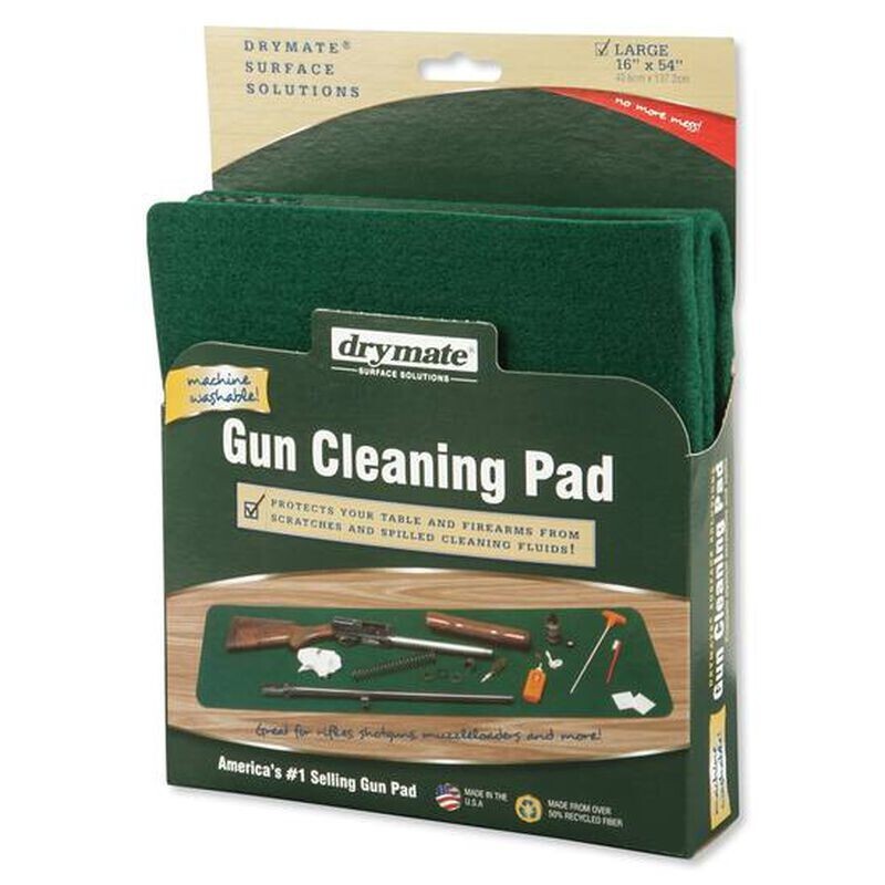 Drymate Gun Cleaning Pad Mat Traditional Green, Shotgun Rifle 16×54