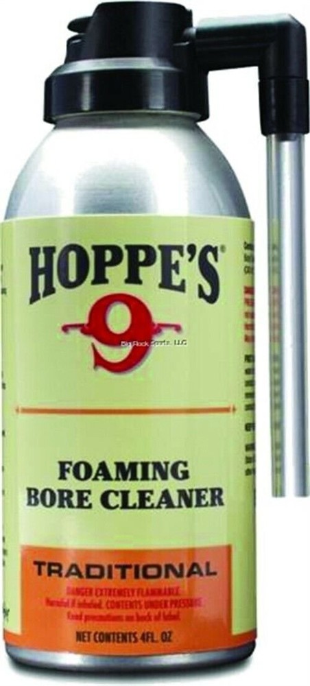 Hoppes Foaming One Step Bore Cleaner Removes Copper/Powder Residue 3 Oz 907