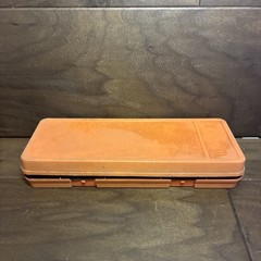 Hoppes 9 Gun Cleaning Kit VINTAGE With Storage Box Orange