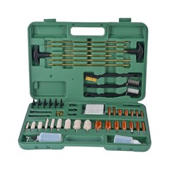 58-Piece Gun Cleaning Kit Brass Rod Set Bore Brushes w/ Case Multi Caliber