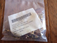 SMALL ARMS CLEANING BRUSH .38 CALIBER 9MM 10 PACK NEW IN BAGS G.I ISSUE