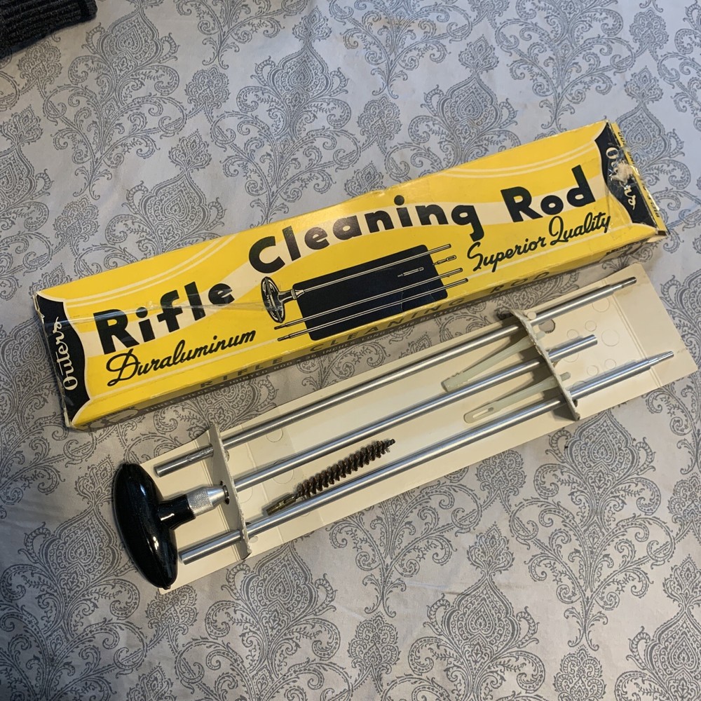 vintage Outers model 600-1 .30 cal. rifle cleaning Rod kit