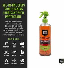 16oz Odorless CLP Cleaner, Lubricant & Protectant – Essential for Firearm Care