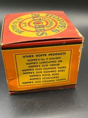 Vintage Hoppes Cleaning Patches With Original Box, 12-16 Gauge