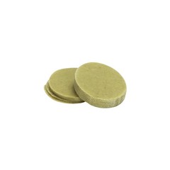 Pre-Treated Cotton Firearm Cleaning Patches, .45-.50 Caliber, Yellow, N/a