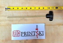 Brass Squib Rod – pistol length – 30 cal rod – solid/ heavy