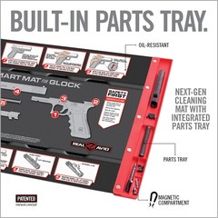 Real Avid Glock Cleaning Mat With Magnetic Parts Tray – 19”x 16” (AVGLOCKSM)