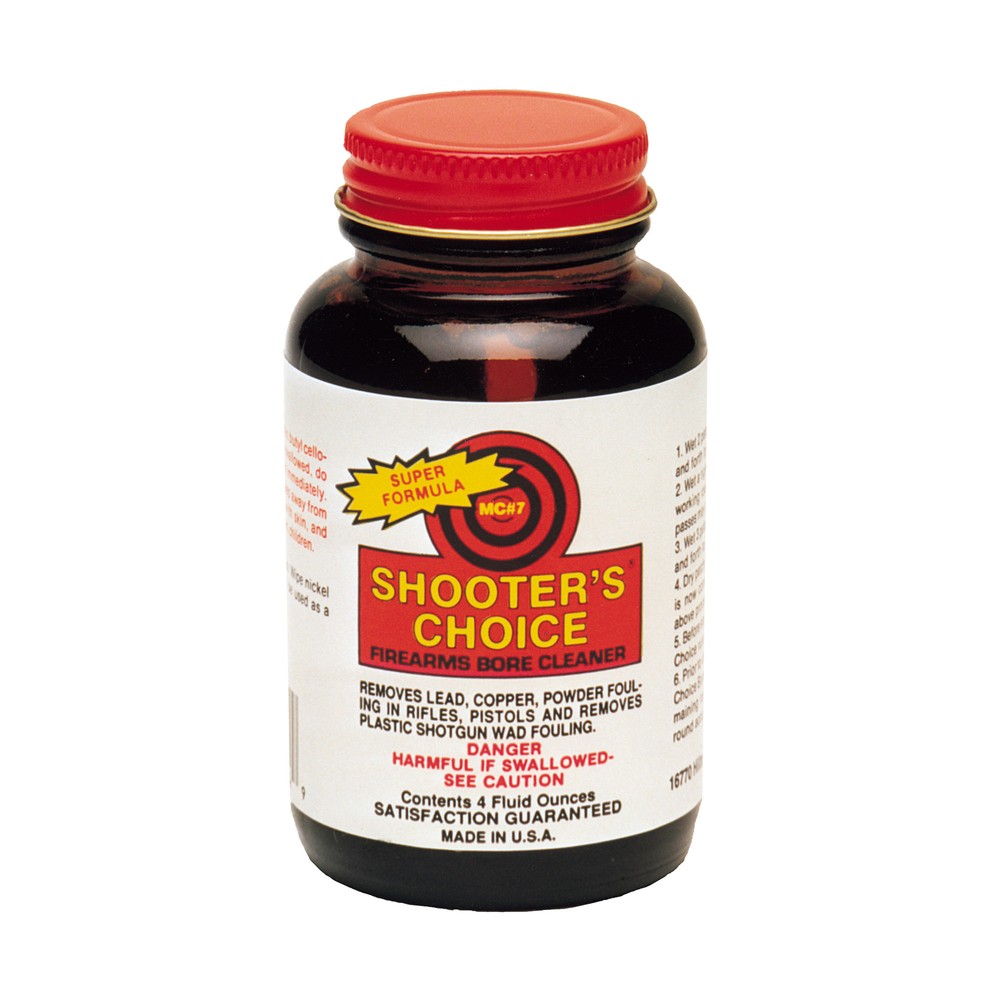 Shooters Choice MC-7 Solvent 4oz Bore Cleaner f/Guns Conditioner Glass Bottle