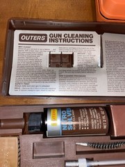 Outers Gun Cleaning Kit, For Universal Gun Cleaning, 8 Piece**, Plastic Box #bs