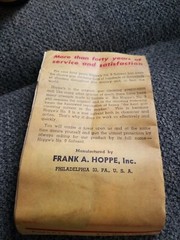 Vintage 1937 HOPPE’S No.9 Nitro Powder Solvent Oil With Manual 30% full