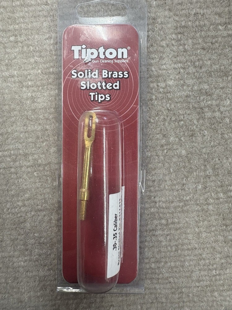 Tipton Brass Slotted Tip .30-.35 Caliber Gold Gun Cleaning 211422