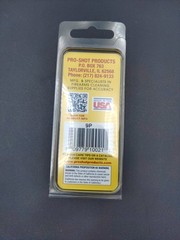 Pro-Shot Benchrest Brush For 9mm Pistol With Bronze Bristles & Brass Core