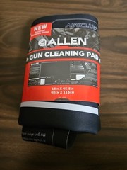 Allen Company Firearm Cleaning Pad Waterproof Liner 45.5 In. L x 16 In. W Black