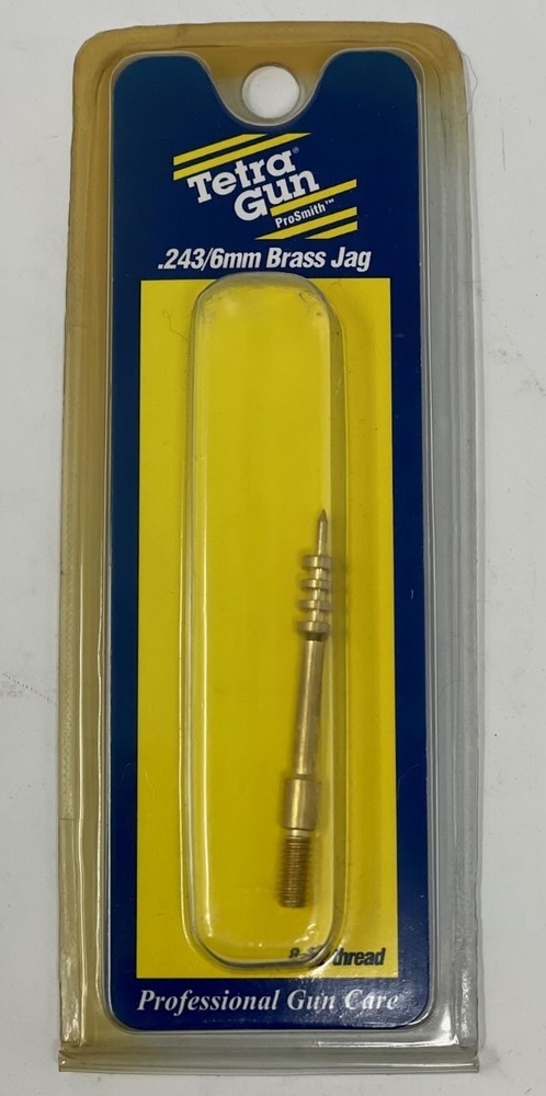 TETRA .243/6mm Brass Jag/ Bore Mop TWO PIECE COMBO