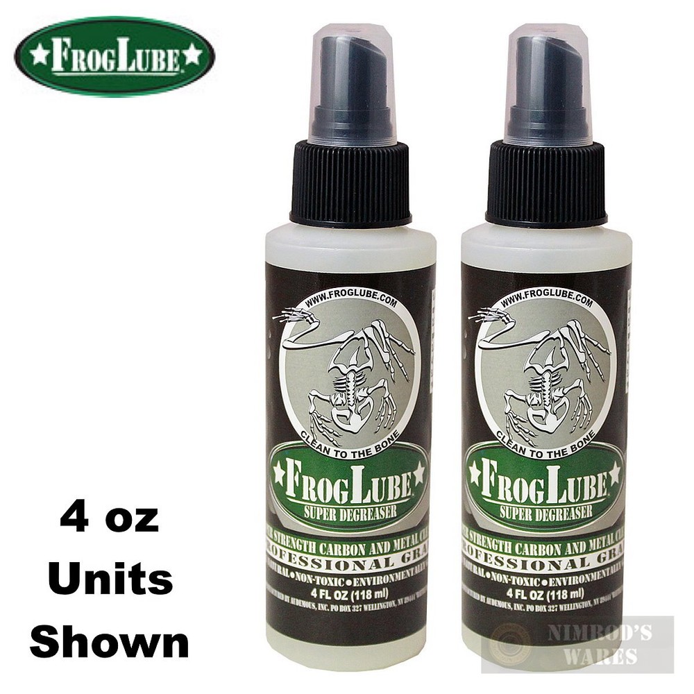 2-PK FrogLube Firearm Carbon / Metal Super DEGREASER All-Natural 15219 FAST SHIP