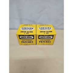 2 Box of Mill Run Brite Bore Gun Cleaning Patches No 5 NOS 12-16 GA