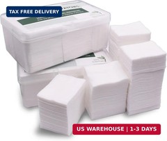 3000 Pieces Gun Cleaning Patches with Storage Case Highly Absorbent Lint Free Gu