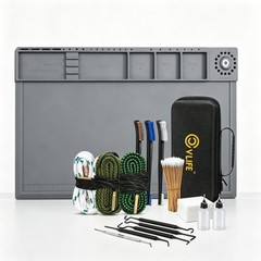 Gun Cleaning Supplies Kit for 9mm .223/5.56mm .38 .357 12GA for Multiple Caliber