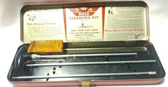 Vintage Outers Gunslick Rifle Cleaning Kit Red Metal Box B2