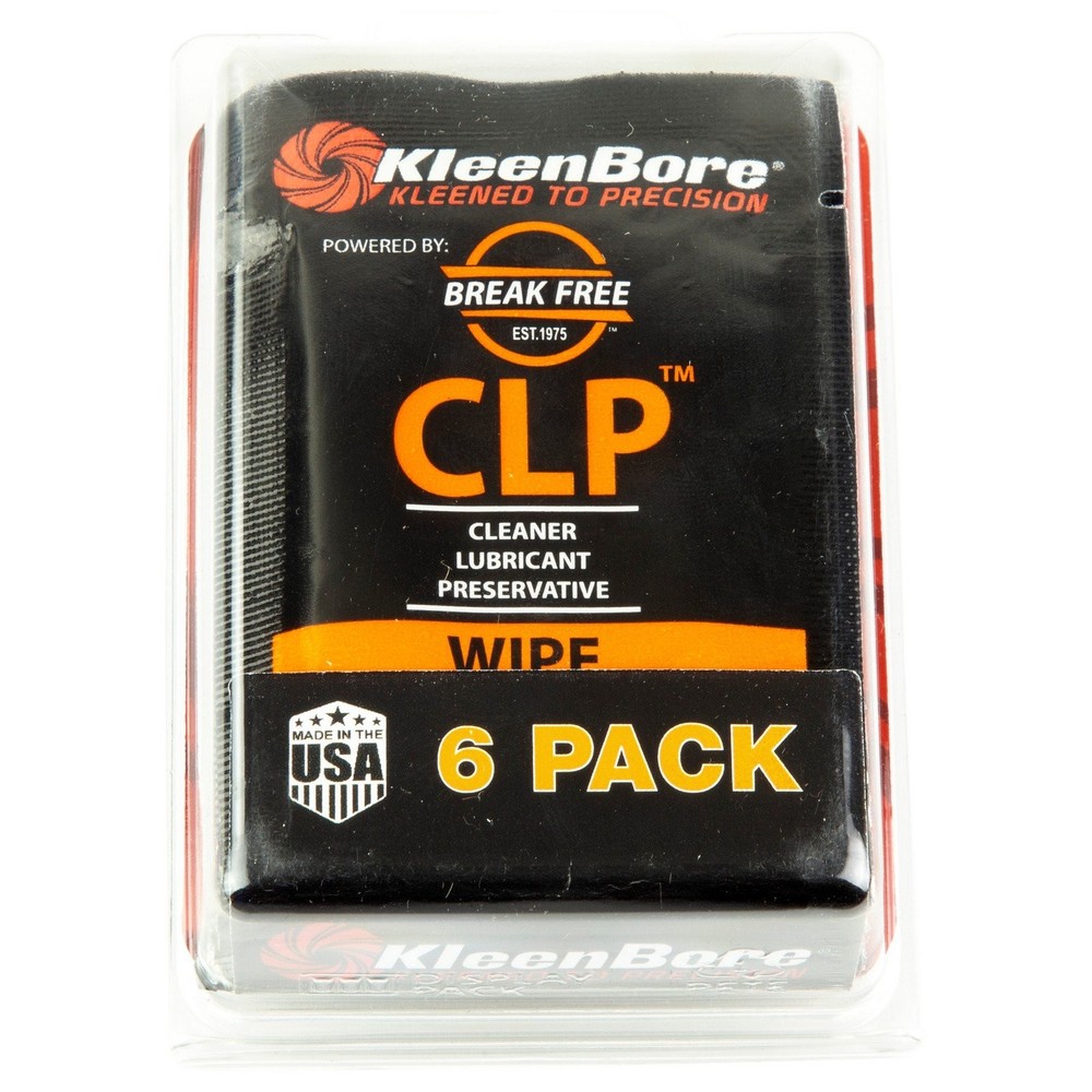 Kleen-Bore CLP Powered By Break Free Cleaning Wipes – KB-BF-6PK