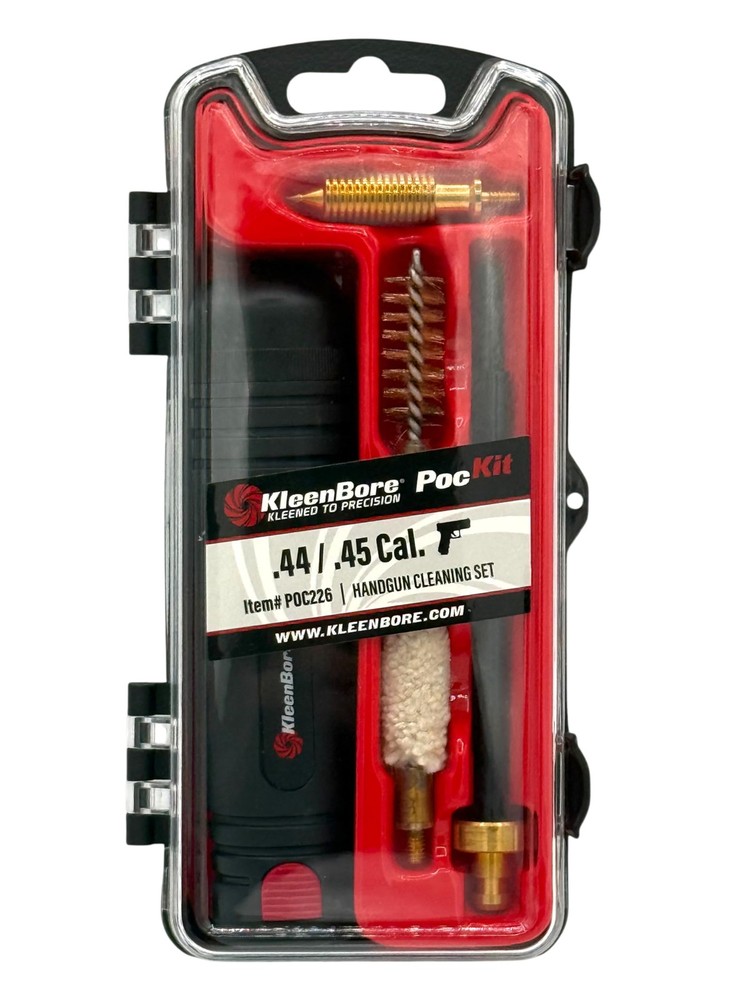 KleenBore .44 / .45 Cal Handgun PocKit Compact .44/.45 Caliber, Black