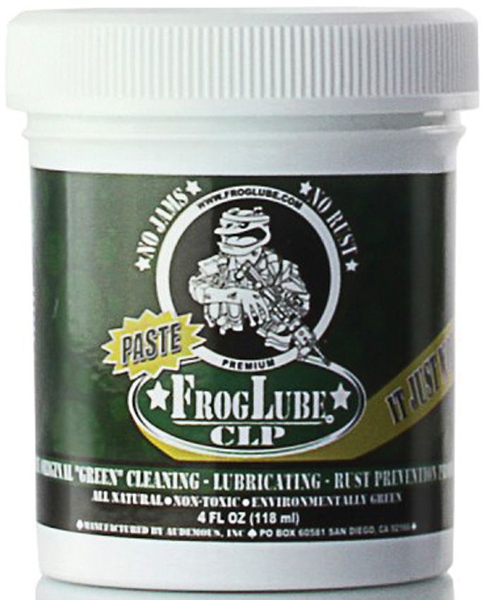 FrogLube CLP Paste 4 oz for Cleaning Lubricating Rust Prevention All Natural