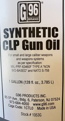 Lot Of 2, G-96 US Army Approved Synthetic CLP Gun Oil Lubricant, Total 8 Oz