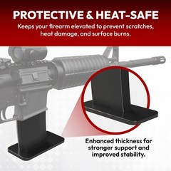 HammerBite Rifle Magwell Stand Bench Block – Pistol Cleaning Holder USA