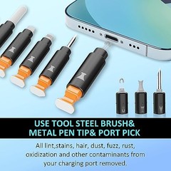 for iPhone Cleaning Kit for Charging Port Cleaner, Cleaner Kit for Black
