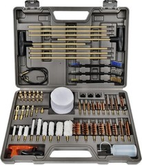 Premium Handgun and Shotgun Cleaning Kit with Reinforced Rods & Brass Brushes