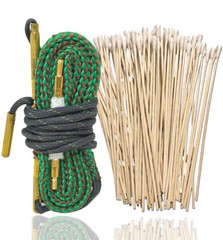Premium .223 Bore Cleaner With Finishing Swab And 100 Cotton Detail Swabs Snake
