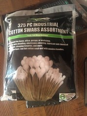 Grip 325 piece Industrial Cotton Swabs Assortment Small Parts Detail Cleaning