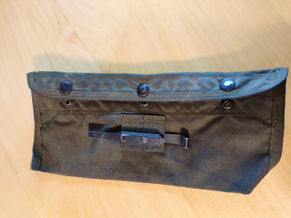Military Style Rifle Cleaning Kit Bag Only – Army Dark Green
