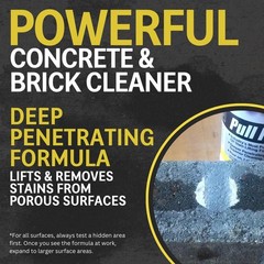 CHOMP! Concrete Oil Stain Remover – Pull It Out – 32oz Garage Driveway Cleaner