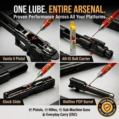 Pen Oiler 1/4 fl oz – All-Purpose Gun Lubricant & Cleaner | Gun Oil for Bores…