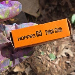 Hoppe’s Patch Cloth Gun Cleaning Supplies, Orange Color, Essential for Firearms