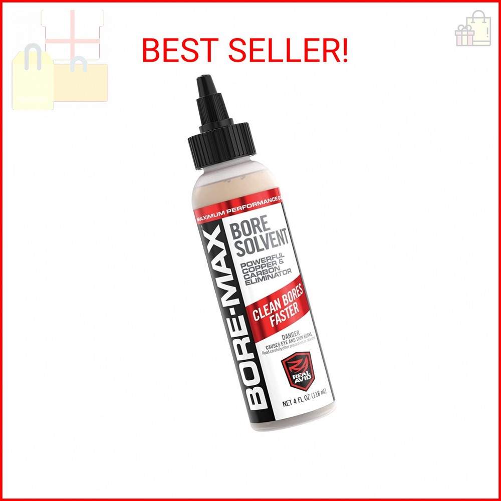 Real Avid Gun Cleaning Solvent 4oz Bottle, Bore Cleaner Gun Cleaning Fluid, Gun