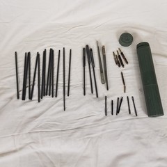 Long Barrel Cleaning Kit green Good Sectional multiple Rods Brushes military